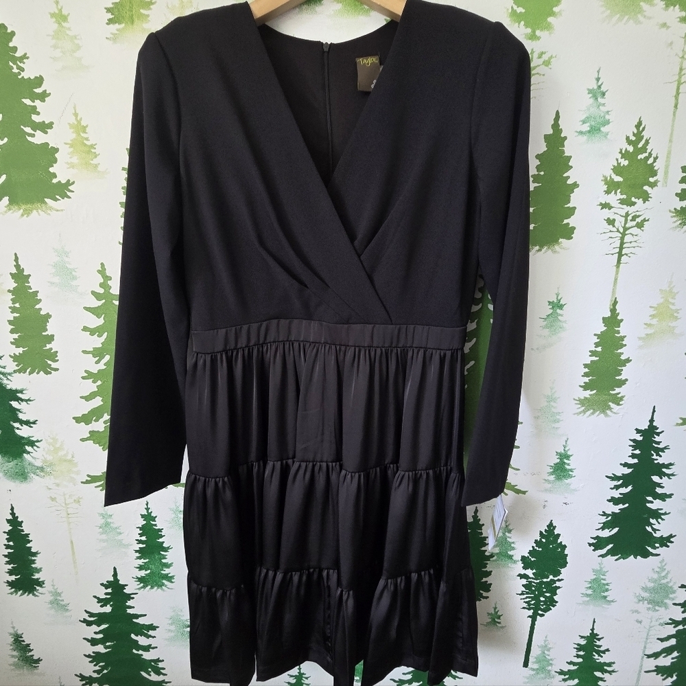 Taylor Long Sleeve Tiered Skirt Dress